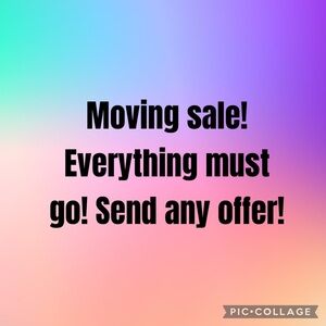 MOVING SALE!